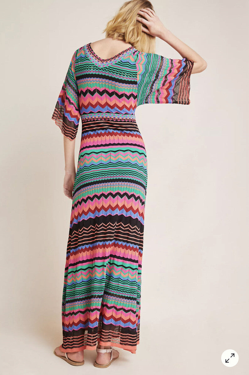 Chevron Maxi Dress