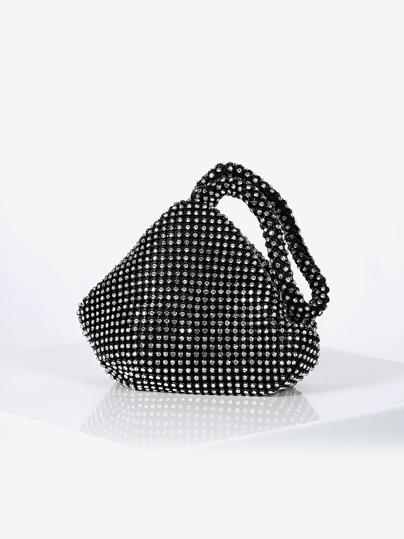 Black Rhinestone Handbag