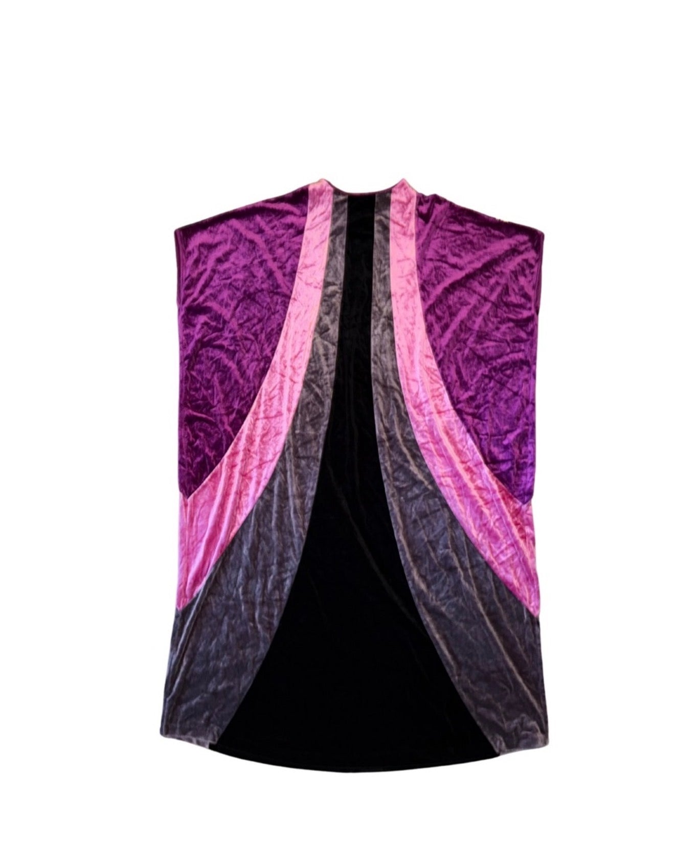 Vintage Black and Purple Cape 