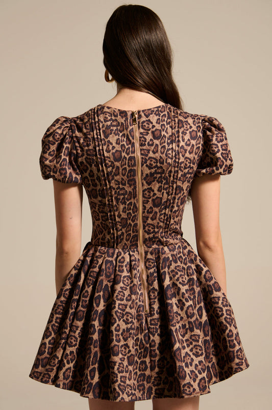 Akira Leopard Dress Mini Dress
