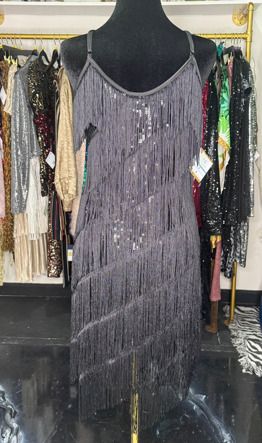 Gatsby Sequin Fringe Dress