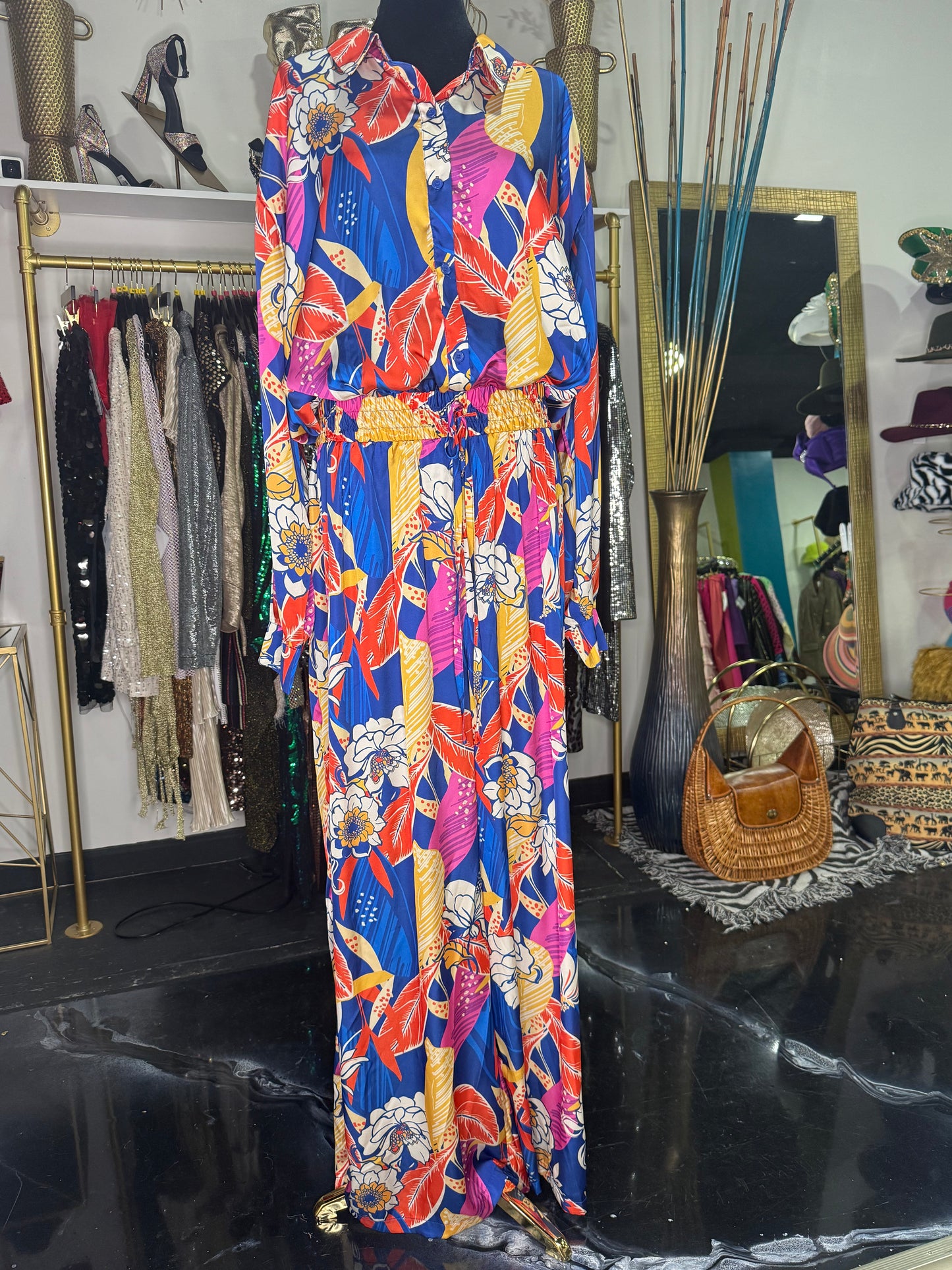 Flying Tomato Floral Jumpsuit