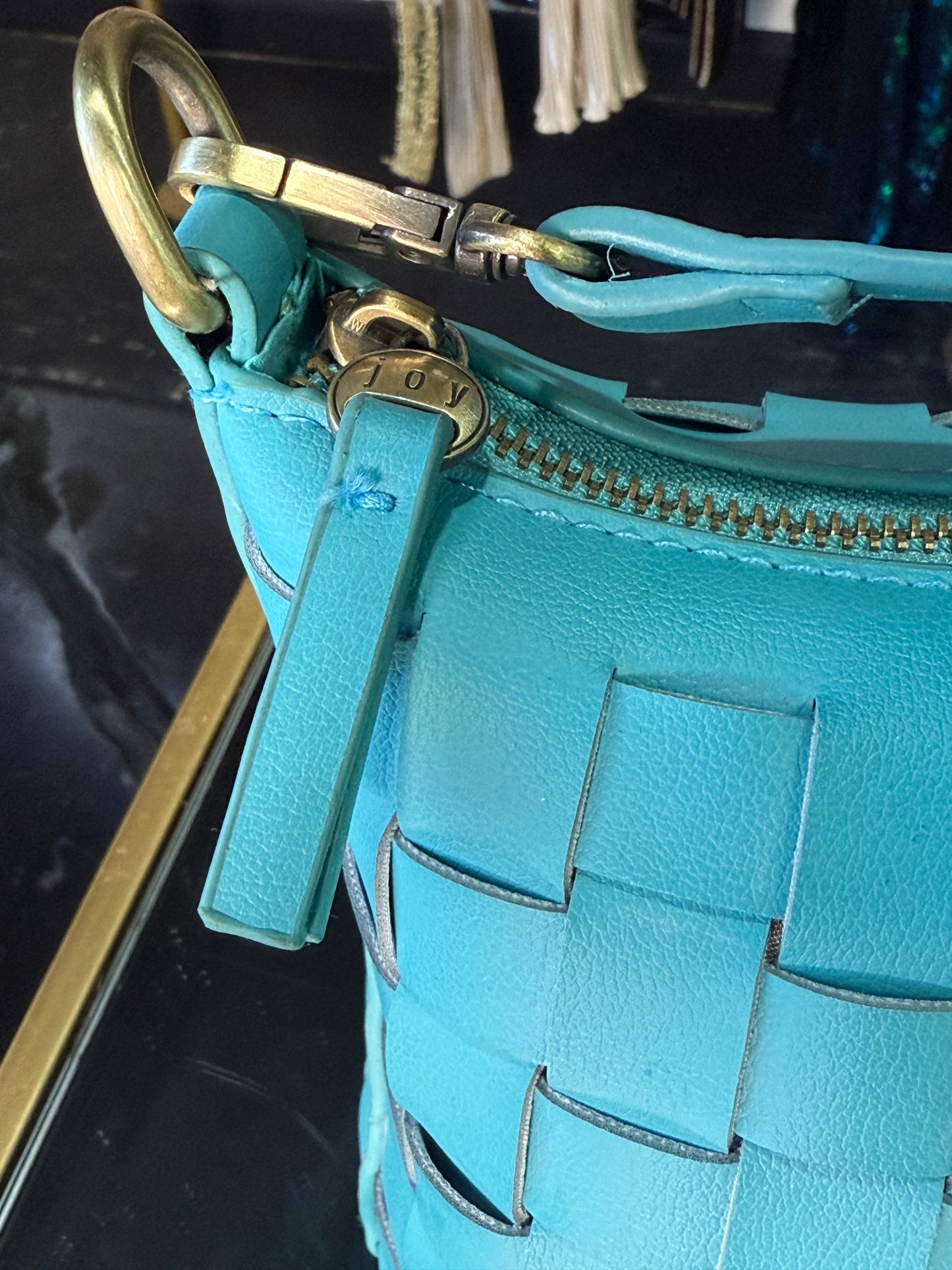 Joy Susan Woven Crossbody Bag