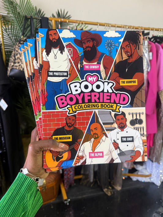 My Book Boyfriend Coloring Book