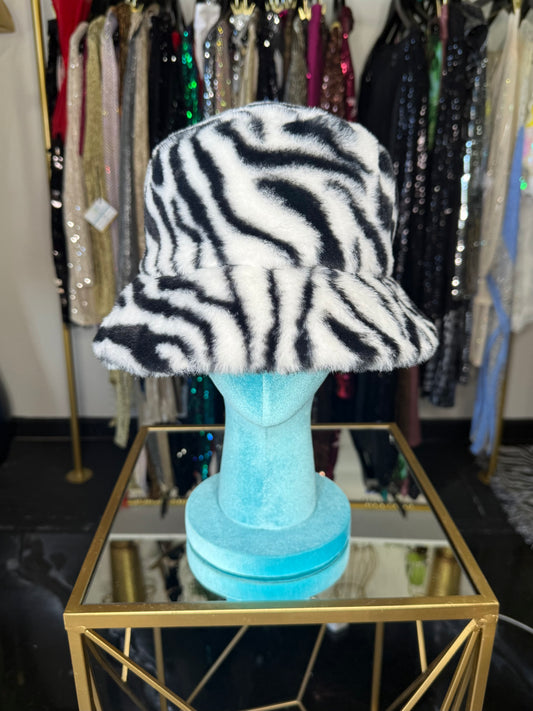 Zebra Print Bucket Hat