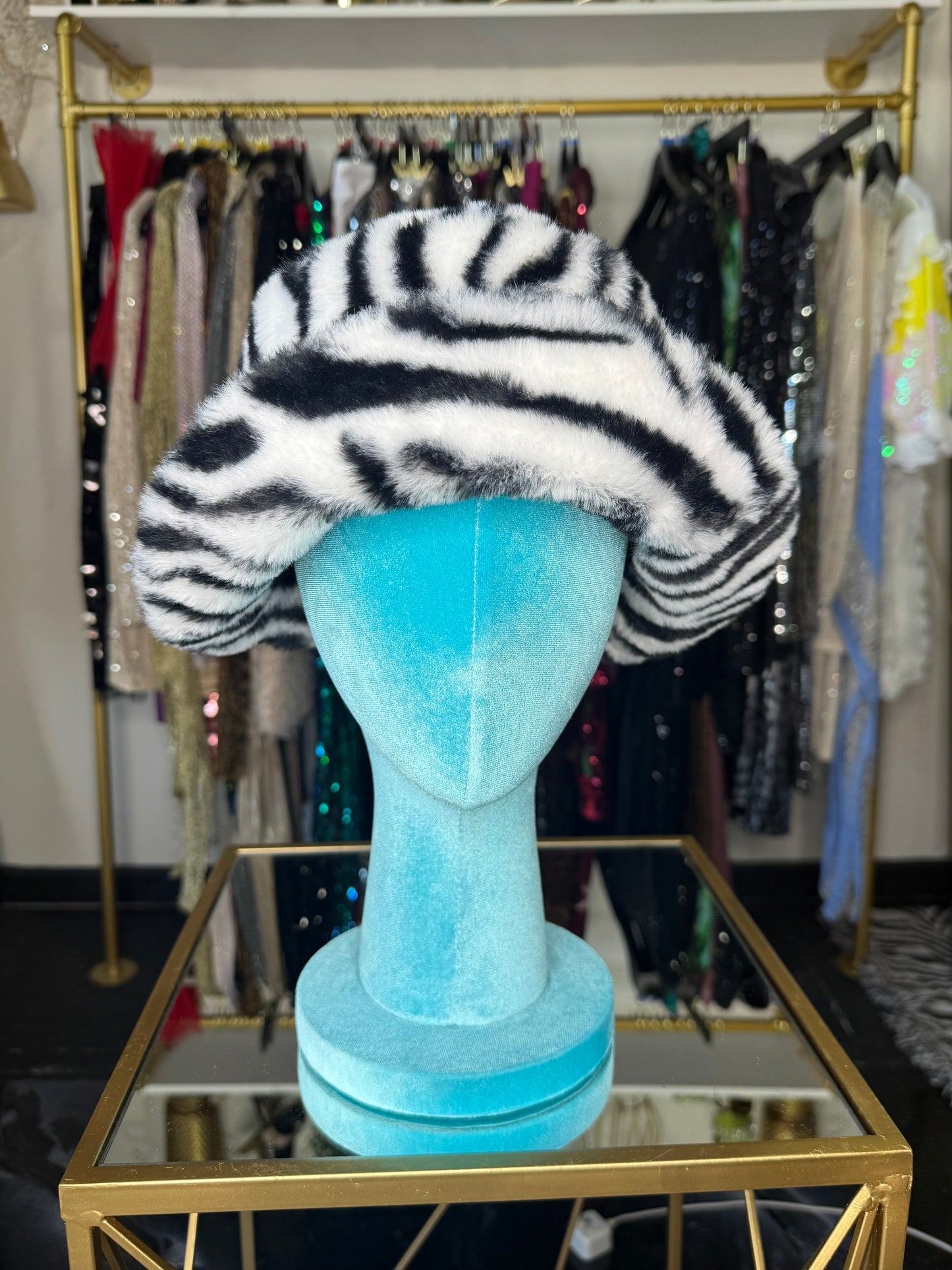 Zebra Print Bucket Hat