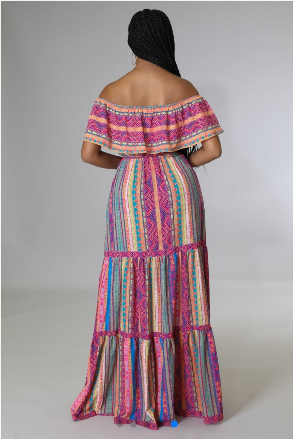 Off Shoulder Maxi Dress