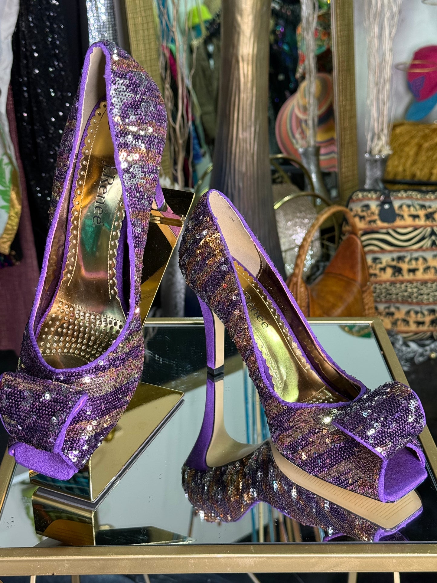 J.Reneé Sequin Heels