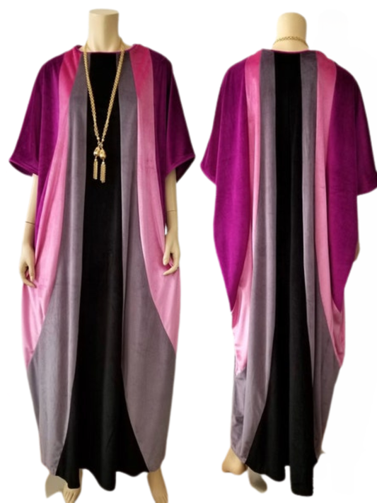 Vintage Black and Purple Cape ￼