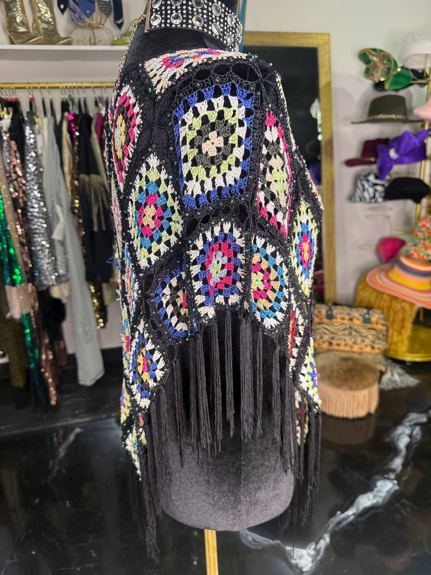 Handmade Crochet Poncho Shawl