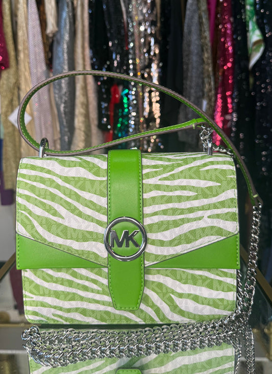 Greenwich Small Zebra Print Handbag