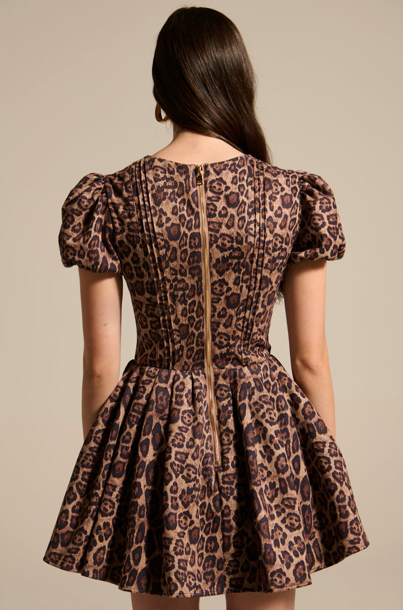 Akira Leopard Dress Mini Dress