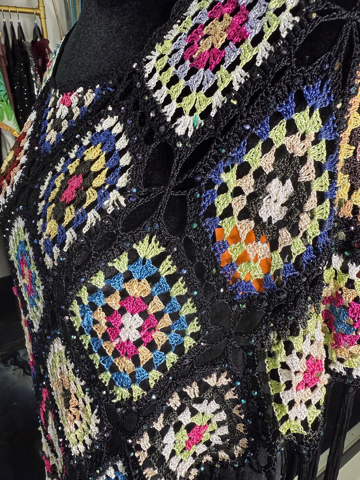 Handmade Crochet Poncho Shawl