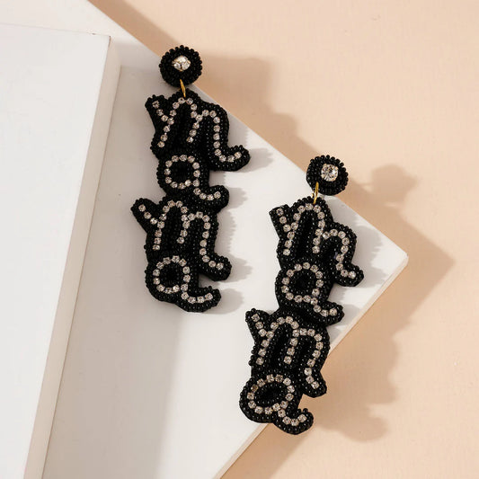 BLACK MAMA EARRINGS