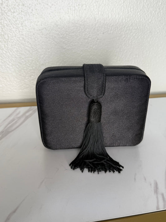 Black Satin Evening Bag