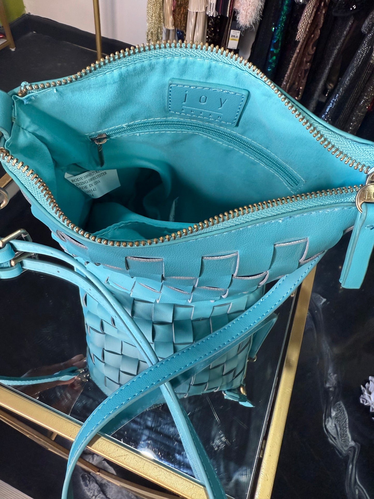 Joy Susan Woven Crossbody Bag