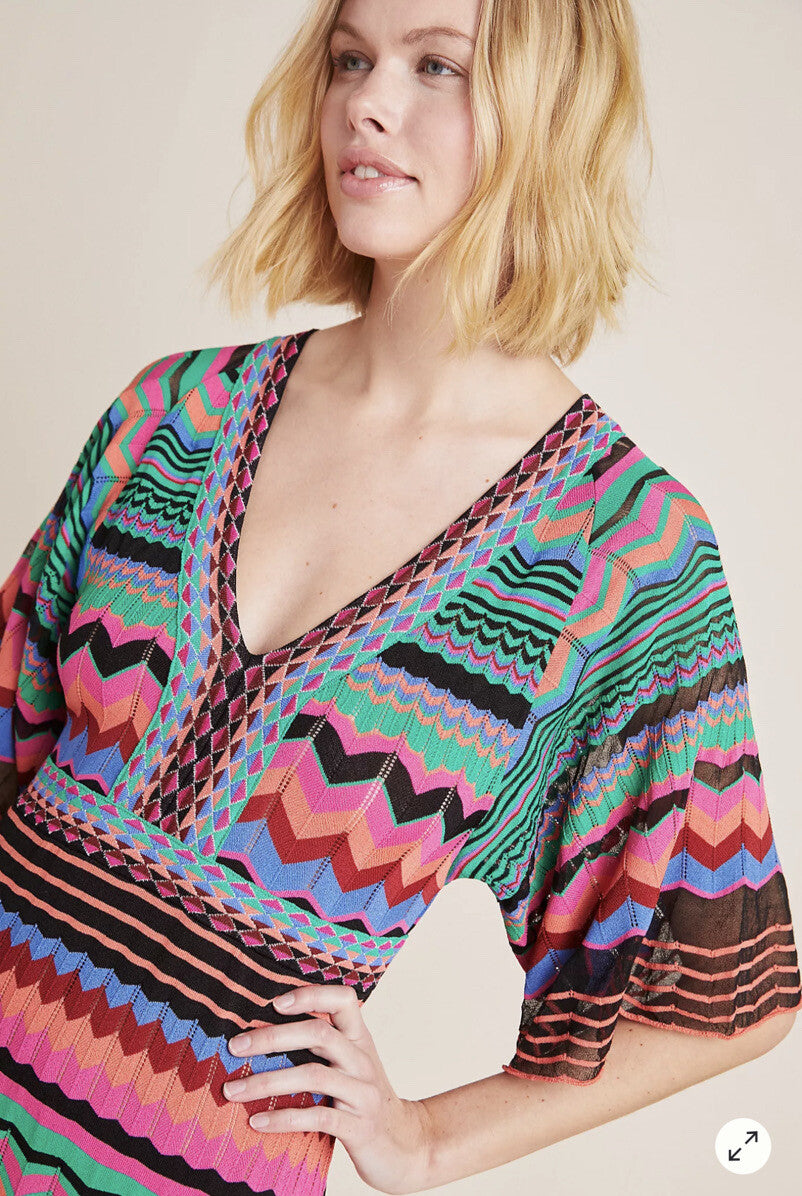 Chevron Maxi Dress