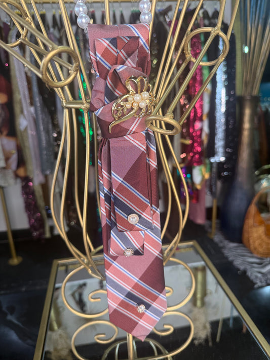 Fall Custom Tie Necklace