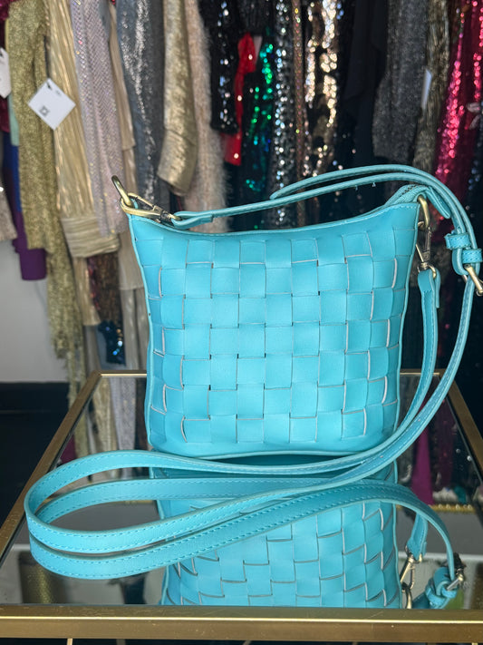 Joy Susan Woven Crossbody Bag