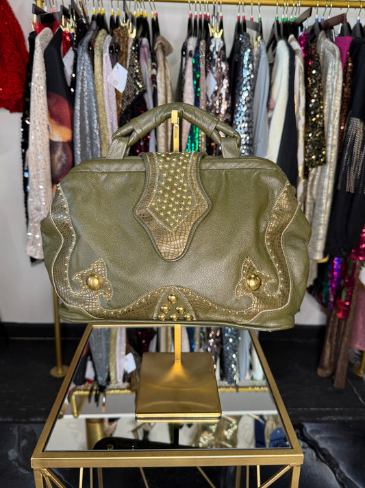 VTG Olive Green Crossbody Bag