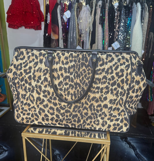 VTG Bueno Leopard Travel Bag