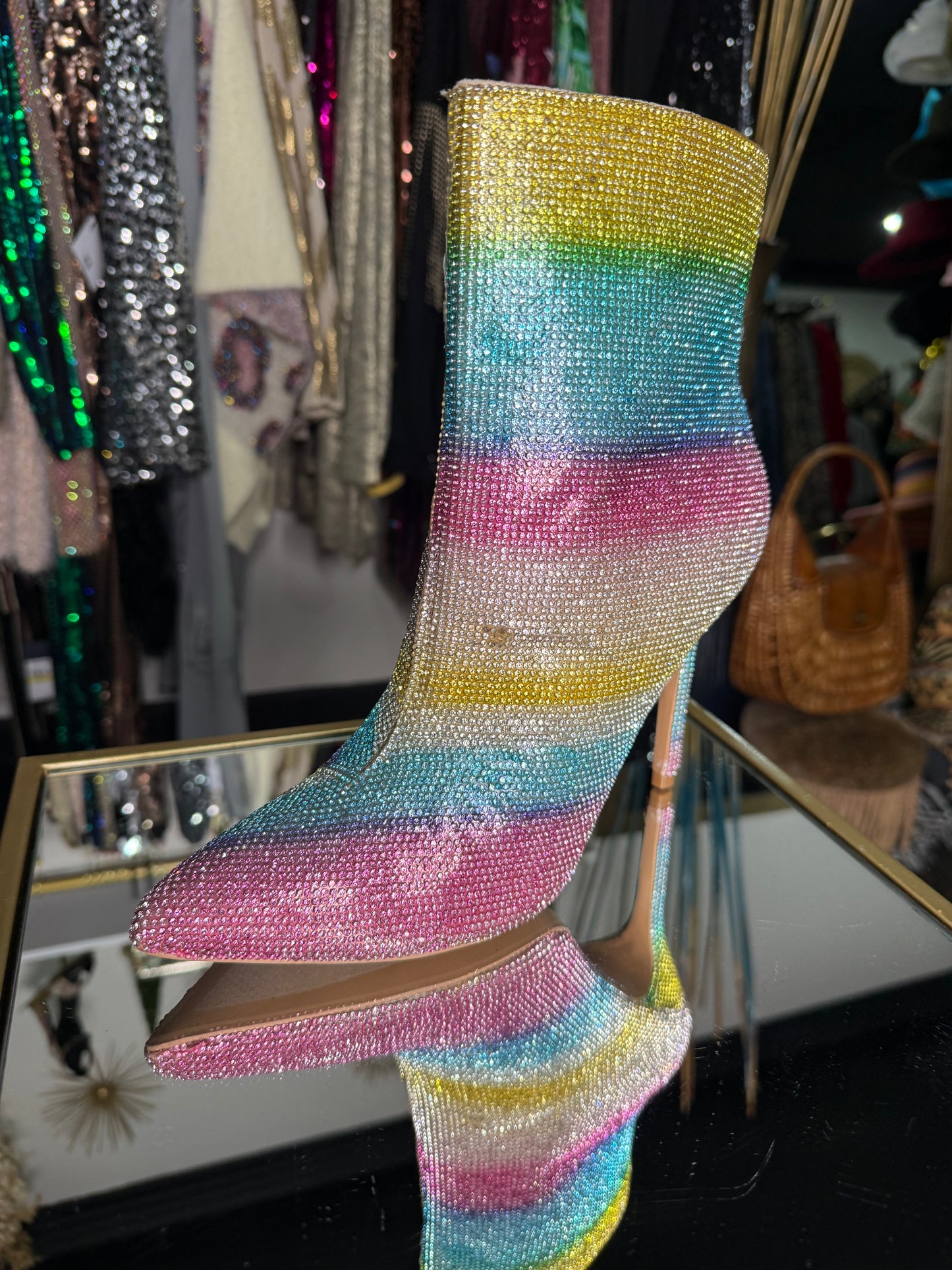 Rhinestone Booties
