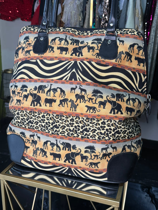 Large VTG Safari Bag