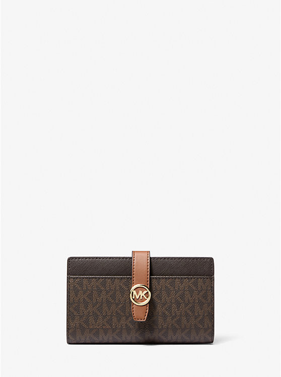 Michael Kors Greenwich Medium Signature Logo Wallet