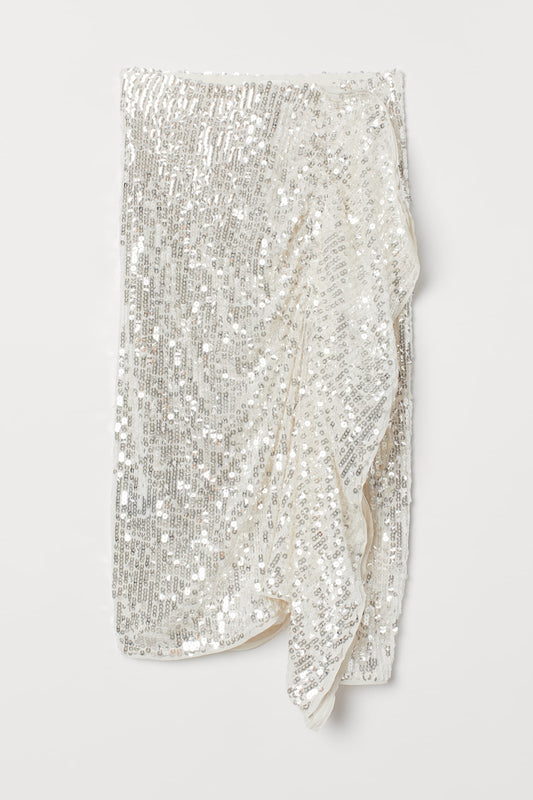 Translucent Sequin Skirt